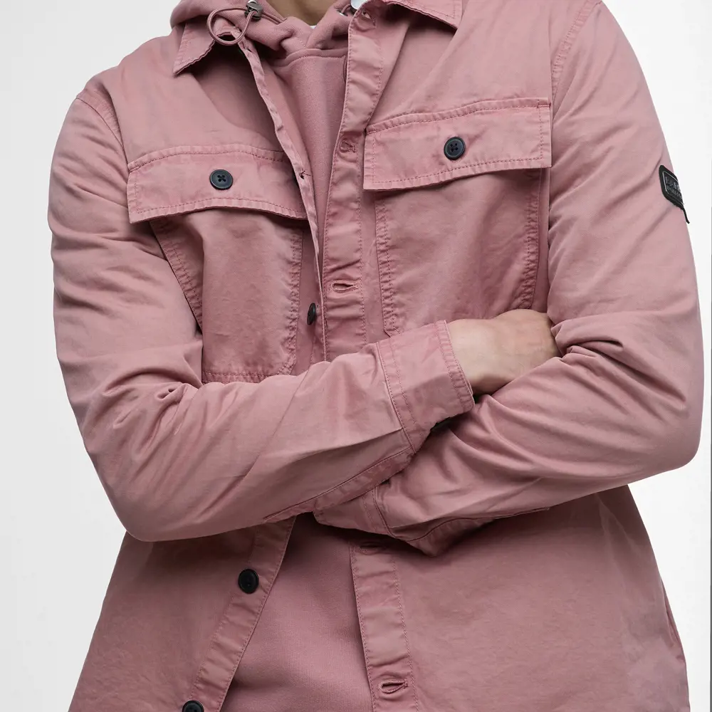 Barbour International Arlo Vintage Pink Overshirt